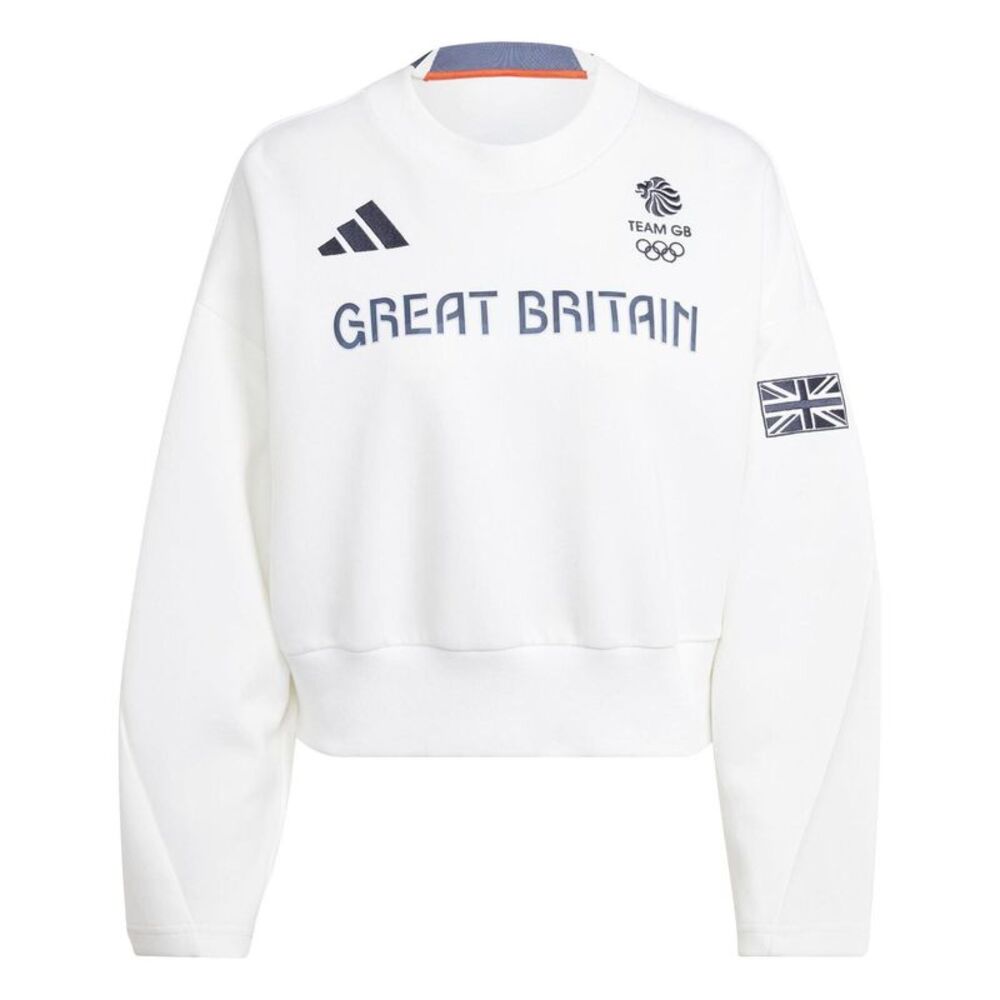 Adidas Womens/Ladies Team GB Sweatshirt / White